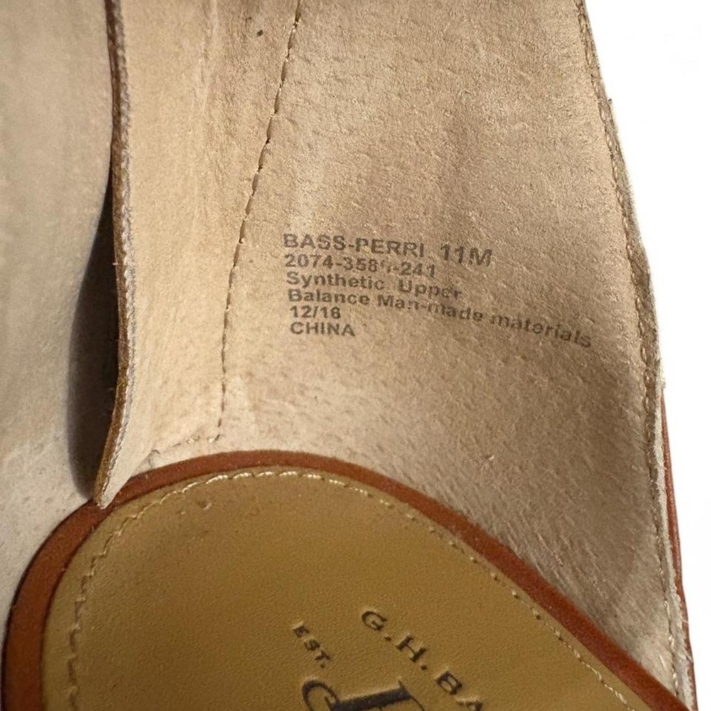G.H. Bass brown leather sandals - Picture 7 of 8
